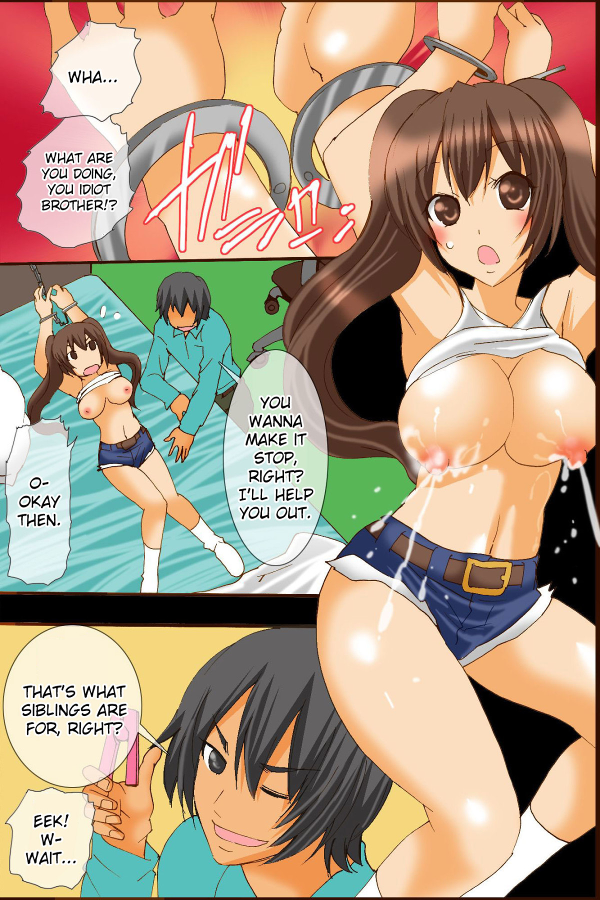 Hentai Manga Comic-Breast Milk Epidemic - My Boobs Just Won't Stop Lactating!-Read-8